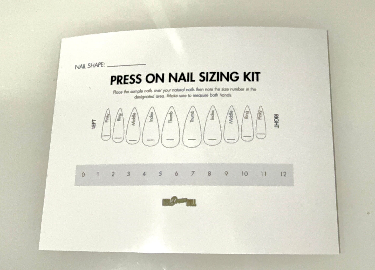 NAIL SIZING KIT